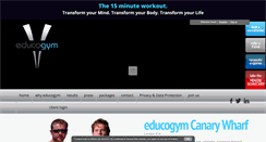 Desktop Screenshot of educogymcanarywharf.com